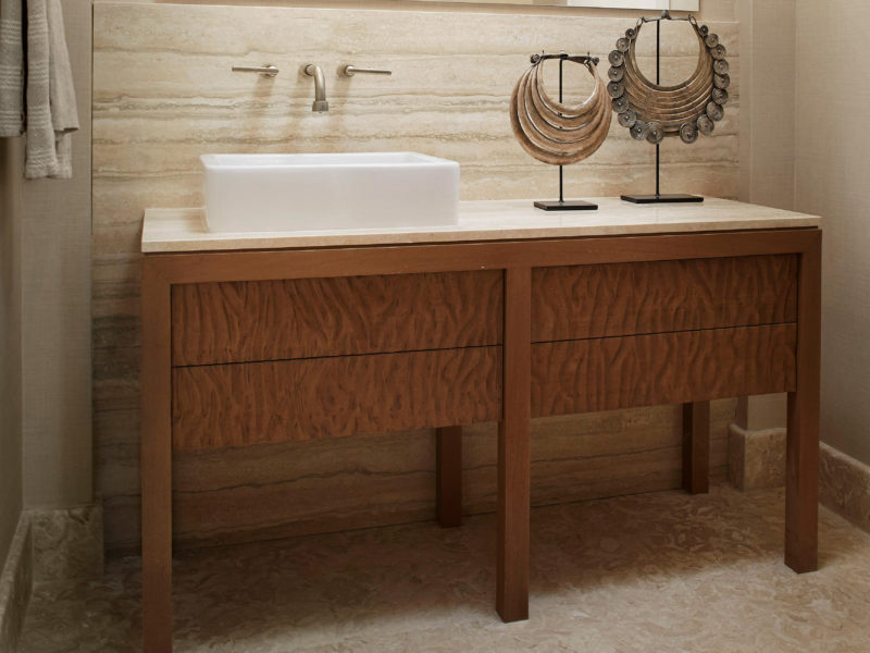 Custom Bathroom Vanity by Luxury Interior Designers - Soucie Horner, Ltd.