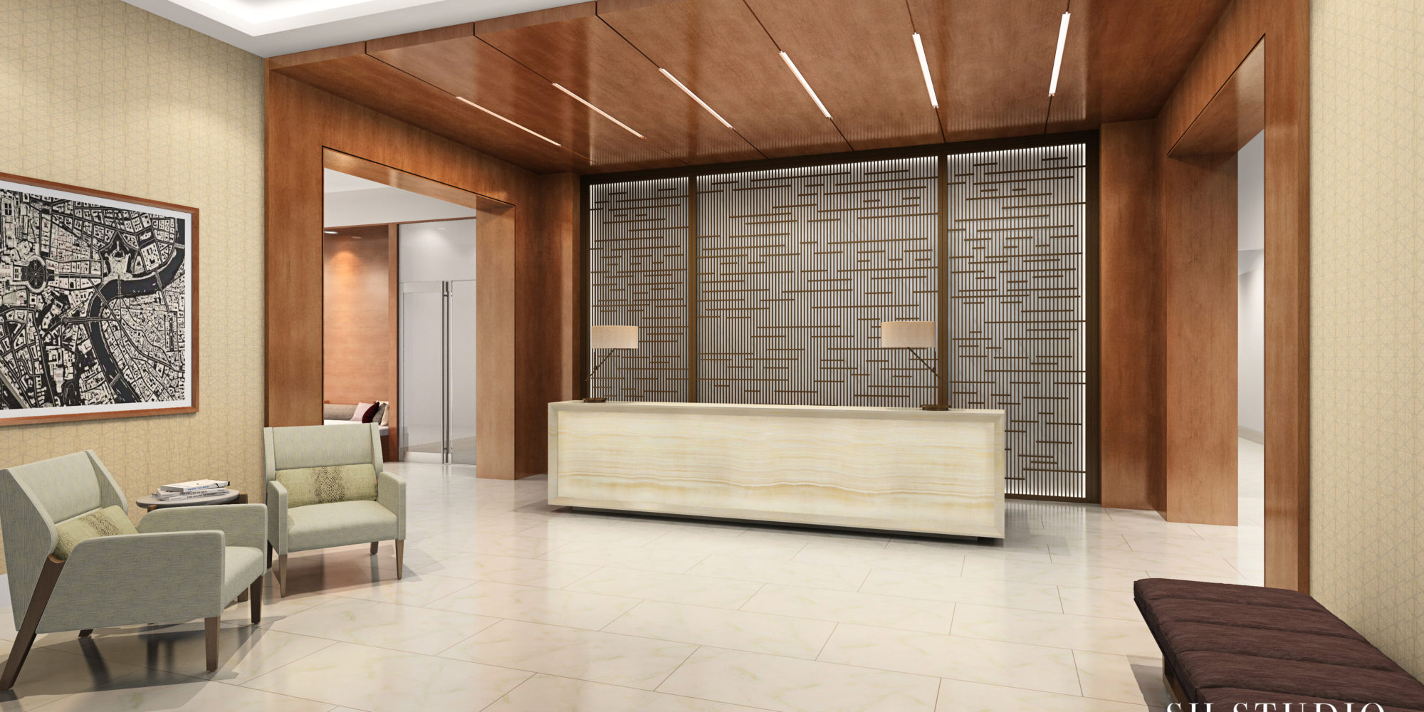 Chicago luxury apartment building developed by Fifield Realty Corp & architected by a luxury interior design firm in Chicago, Soucie Horner, Ltd.