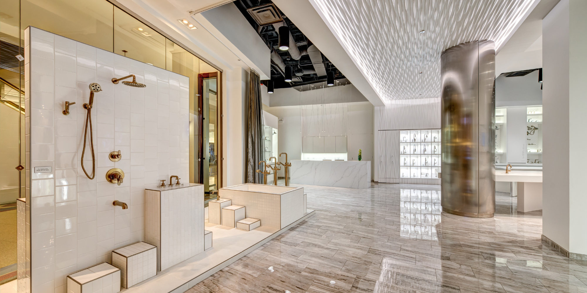 Chicago Retail Showroom Space Transformed by Chicago Interior Designers - Soucie Horner, Ltd.
