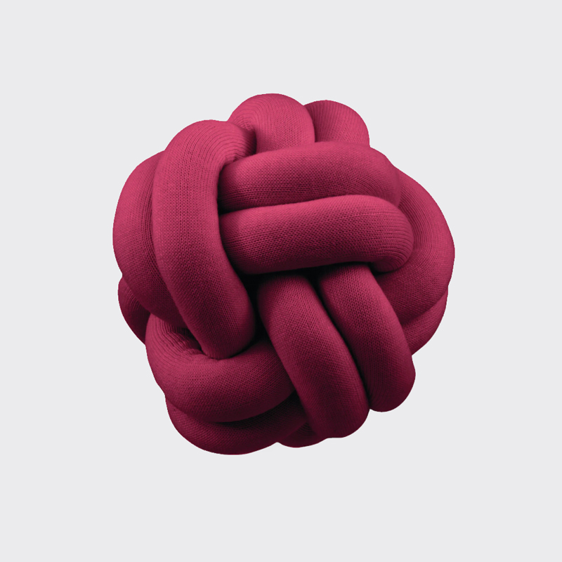 Soucie Horner Lifestyle - Magenta inspired product - Knot Pillow